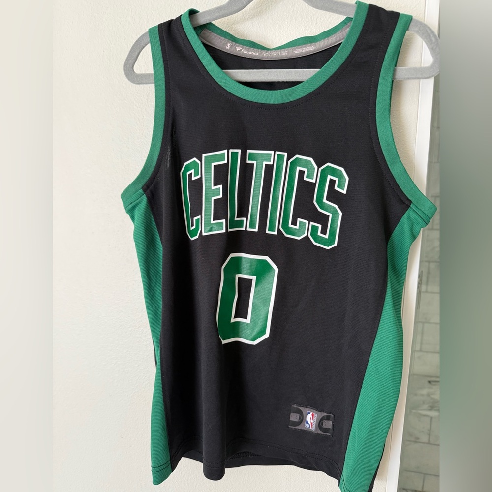 Black and Green Celtics Jersey - Tatum 0